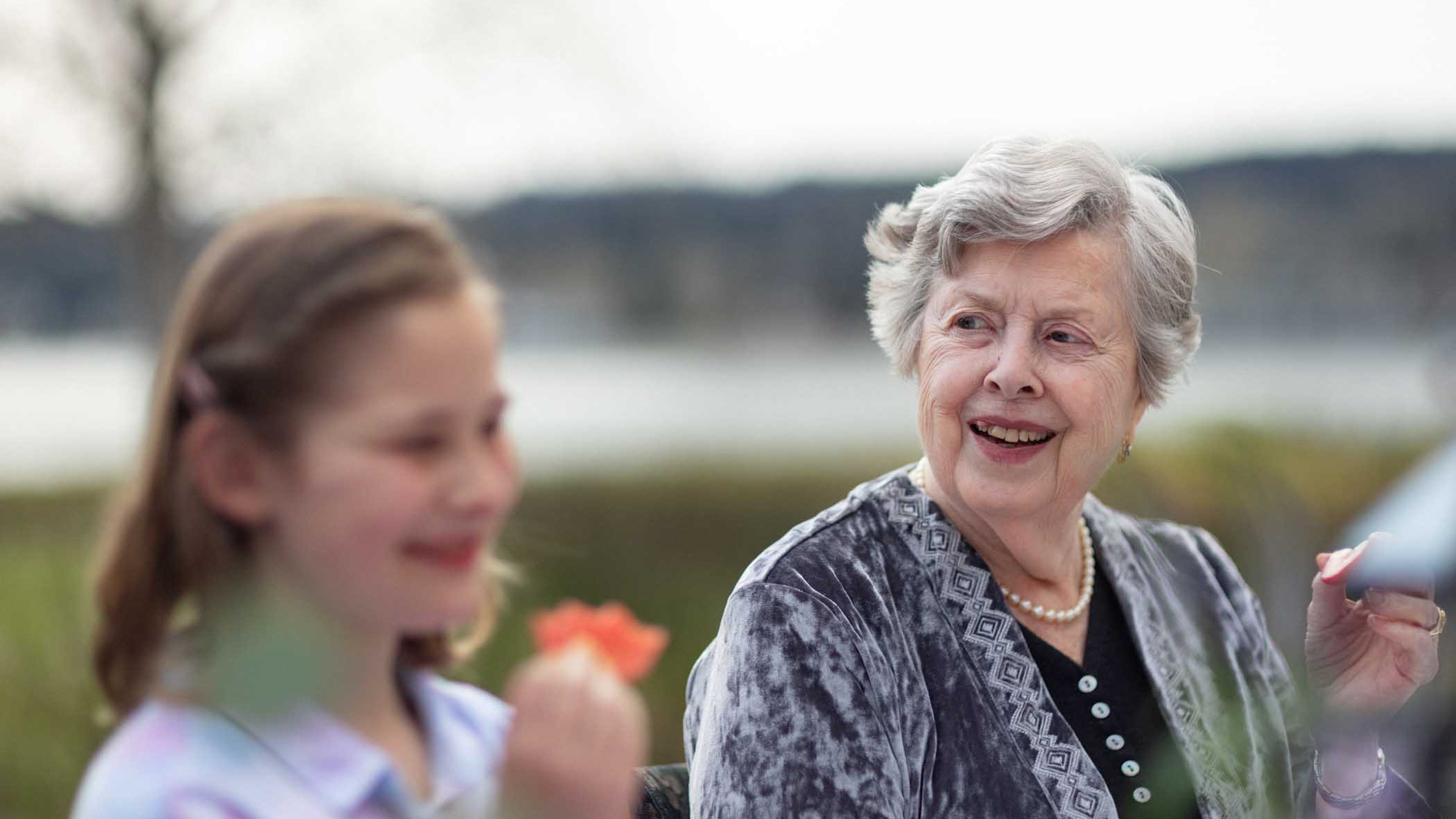 CRISTA Senior Living Blog - Happy Grandma with Grandchild
