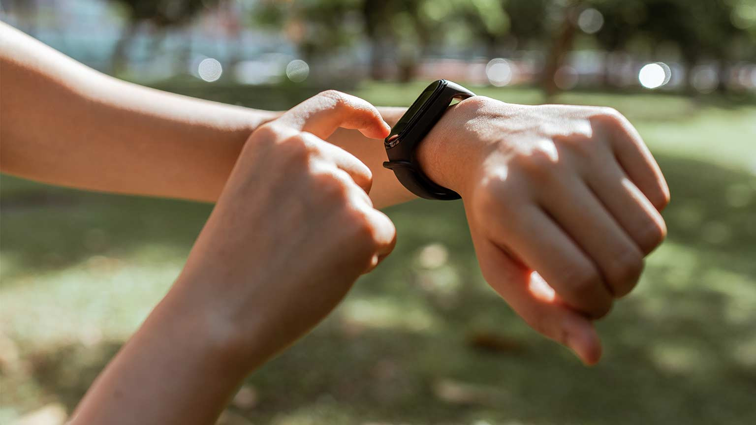 CRISTA Senior Living Blog - Fitness tracker on arm