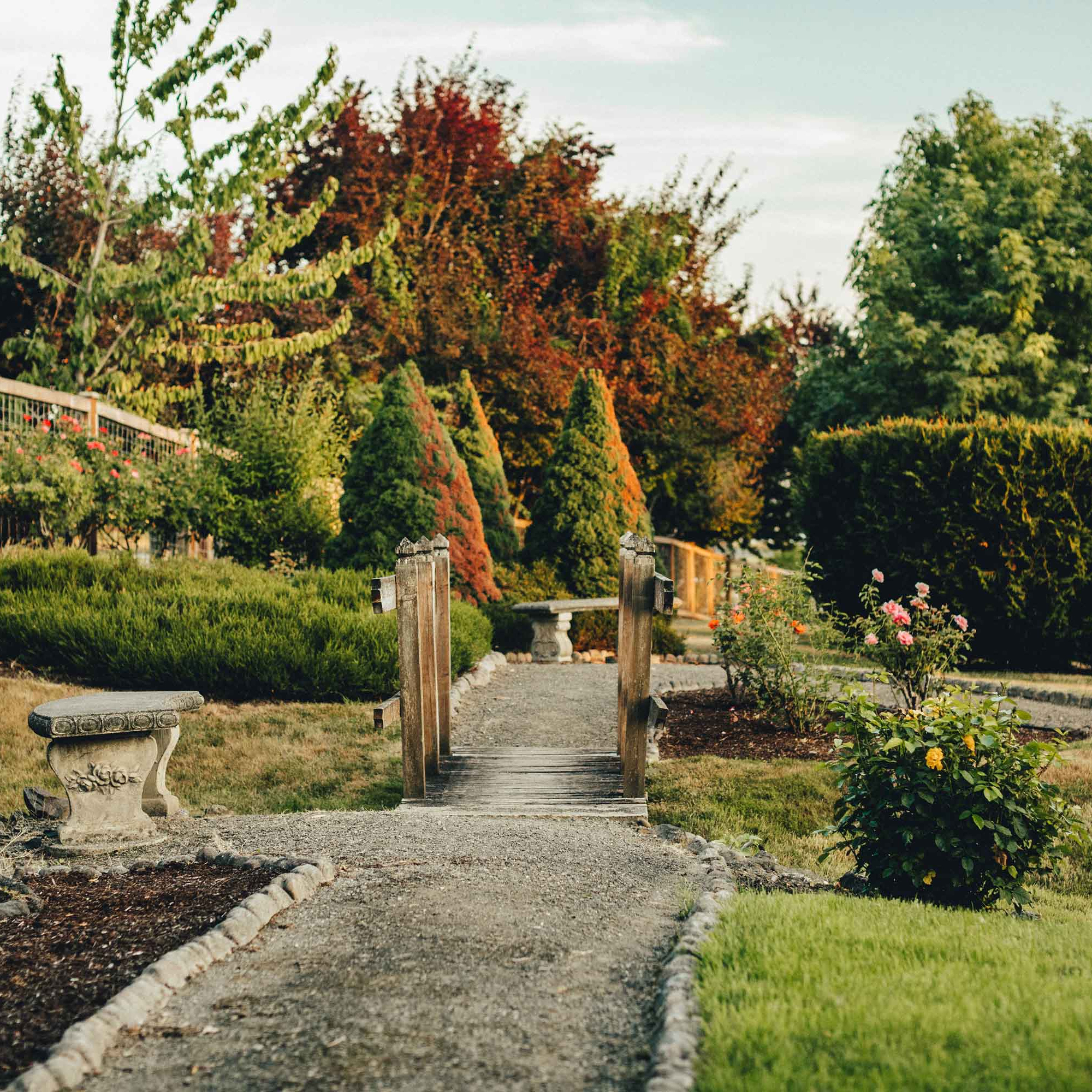 Walking path at Crista Shores