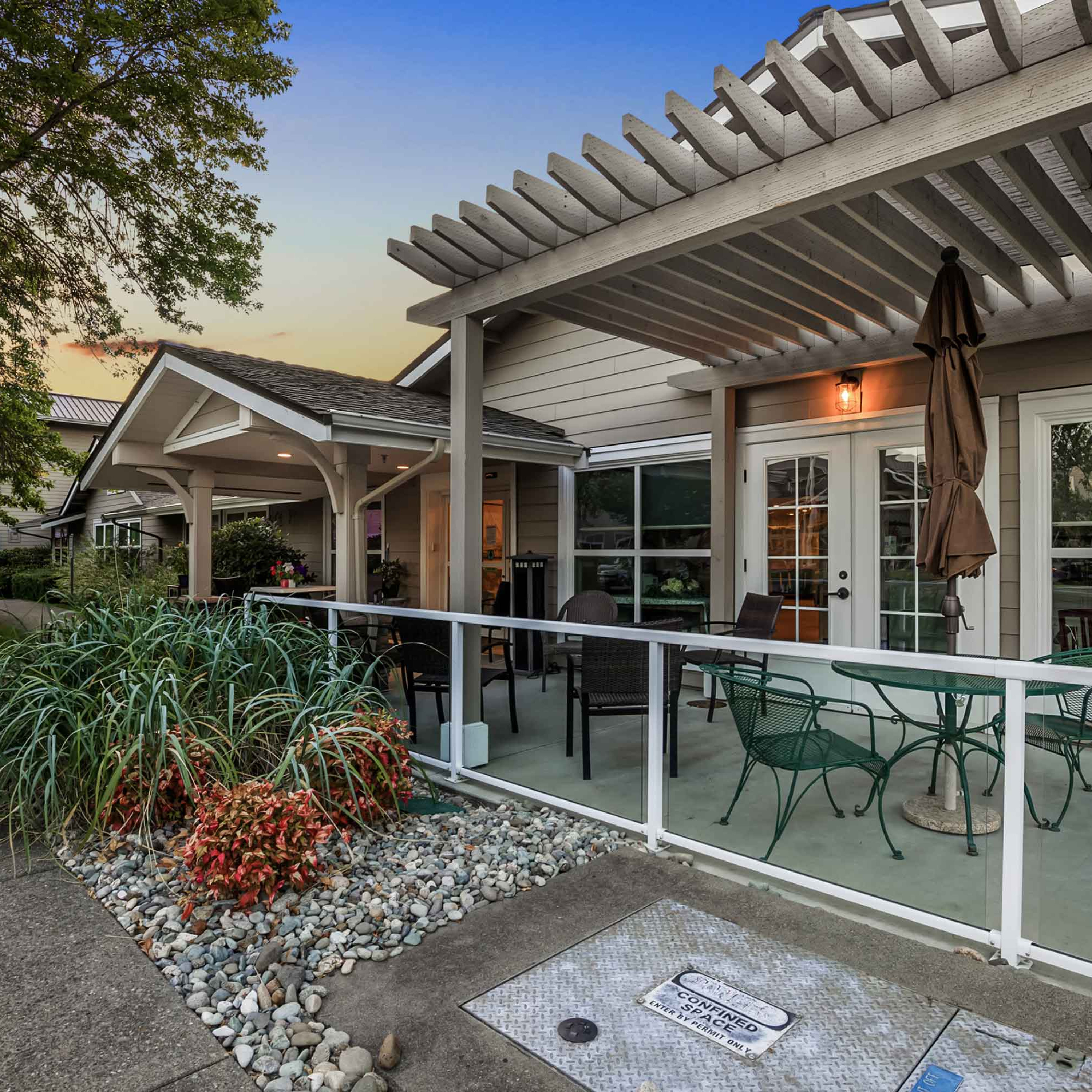 Crista Shores Assisted Living Patio