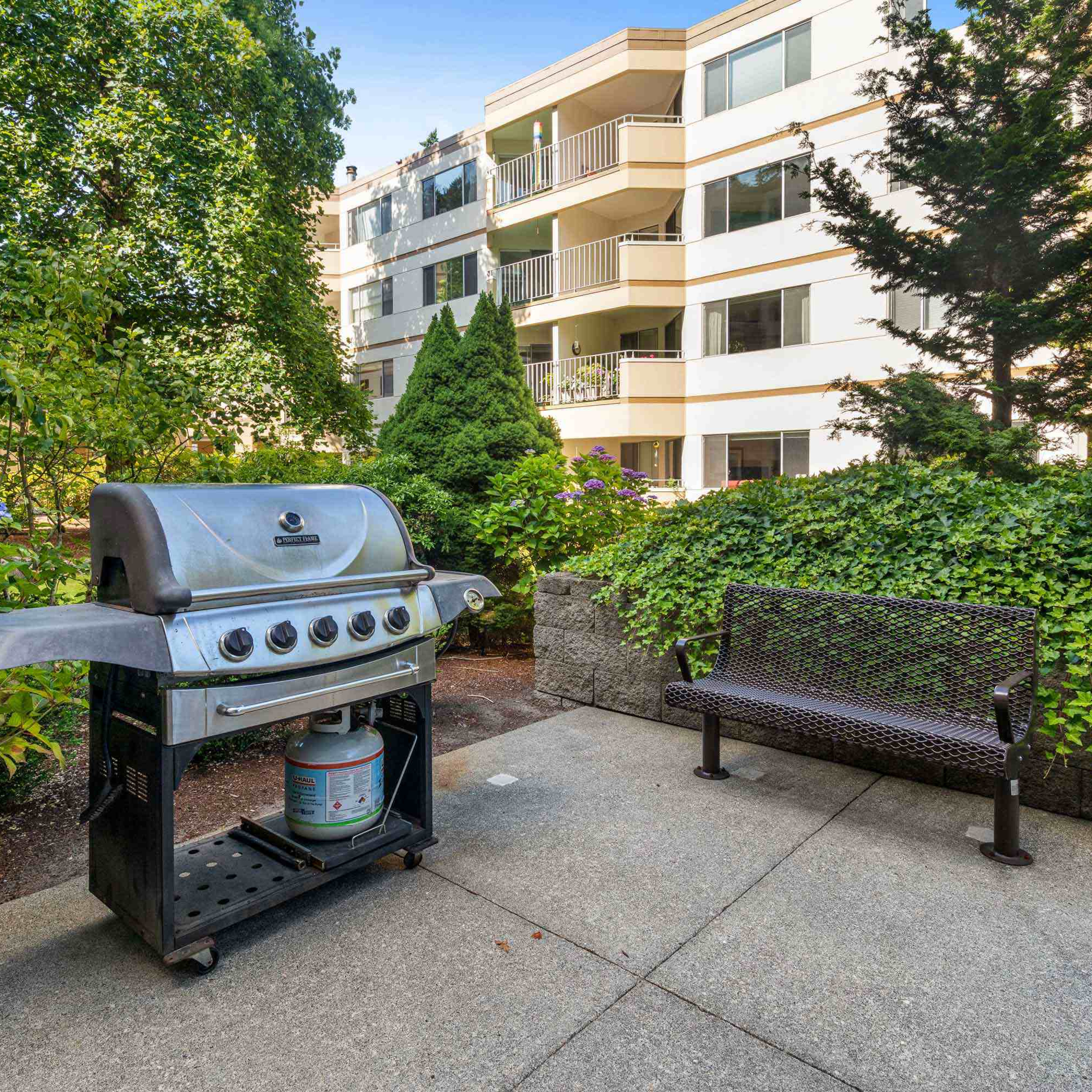 Grill for Cristwood residents' use